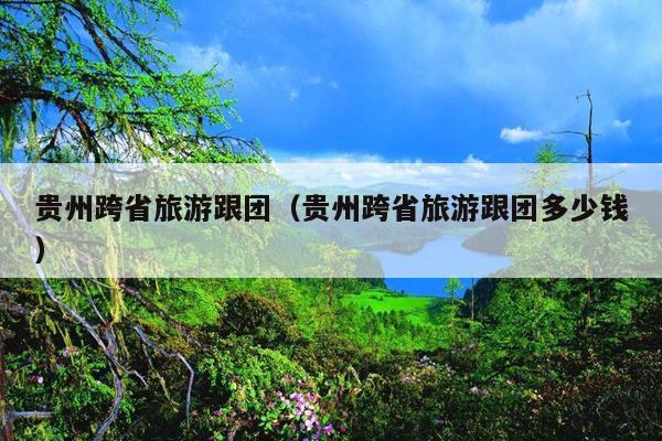 贵州跨省旅游跟团（贵州跨省旅游跟团多少钱）
