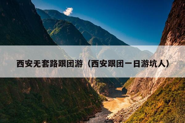 西安无套路跟团游（西安跟团一日游坑人）