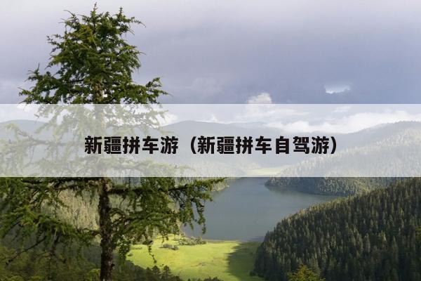 新疆拼车游（新疆拼车自驾游）