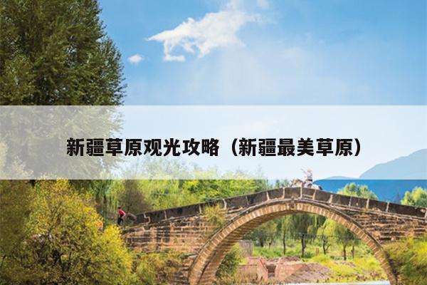 新疆草原观光攻略（新疆最美草原）