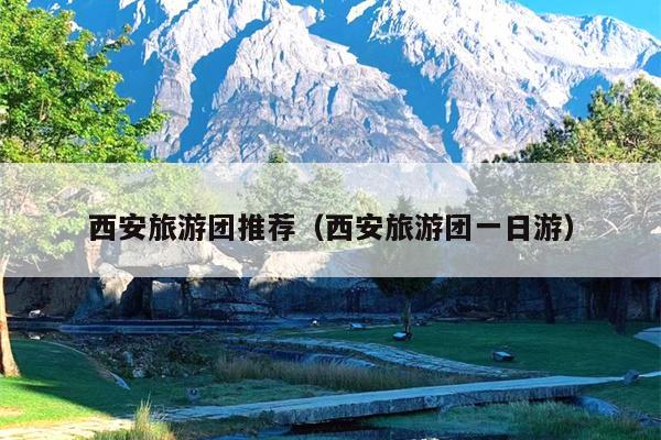 西安旅游团推荐（西安旅游团一日游）