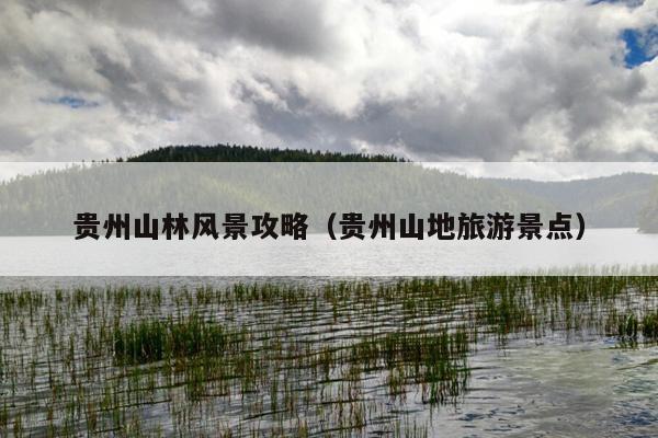 贵州山林风景攻略（贵州山地旅游景点）