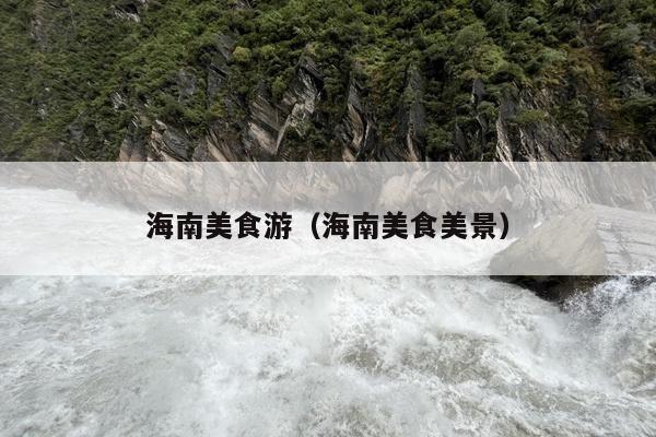 海南美食游（海南美食美景）