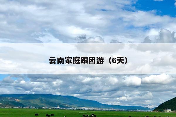 云南家庭跟团游（6天）