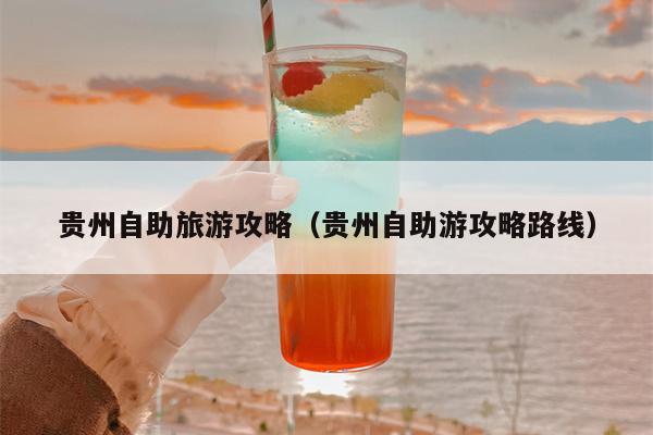 贵州自助旅游攻略（贵州自助游攻略路线）