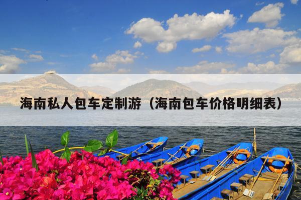 海南私人包车定制游（海南包车价格明细表）