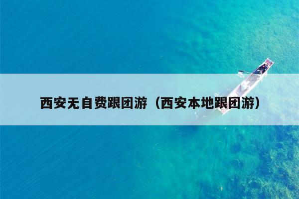 西安无自费跟团游（西安本地跟团游）