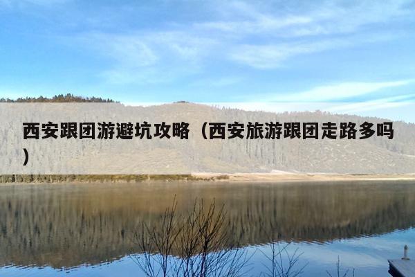 西安跟团游避坑攻略（西安旅游跟团走路多吗）